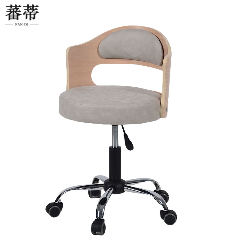 蕃蒂升降椅卡其色把高清大图