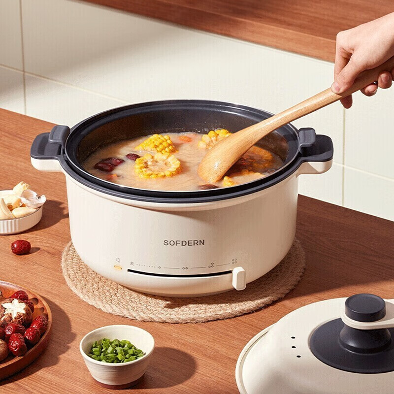 美的(Midea) 多功能电煮炖煎炸炖锅家用多用4.5L MC-HGC2801高清大图
