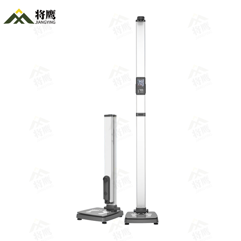 将鹰 超声波身高体重体检秤测量仪身高体重一体机脂肪款 JY-044S-E10ZF高清大图