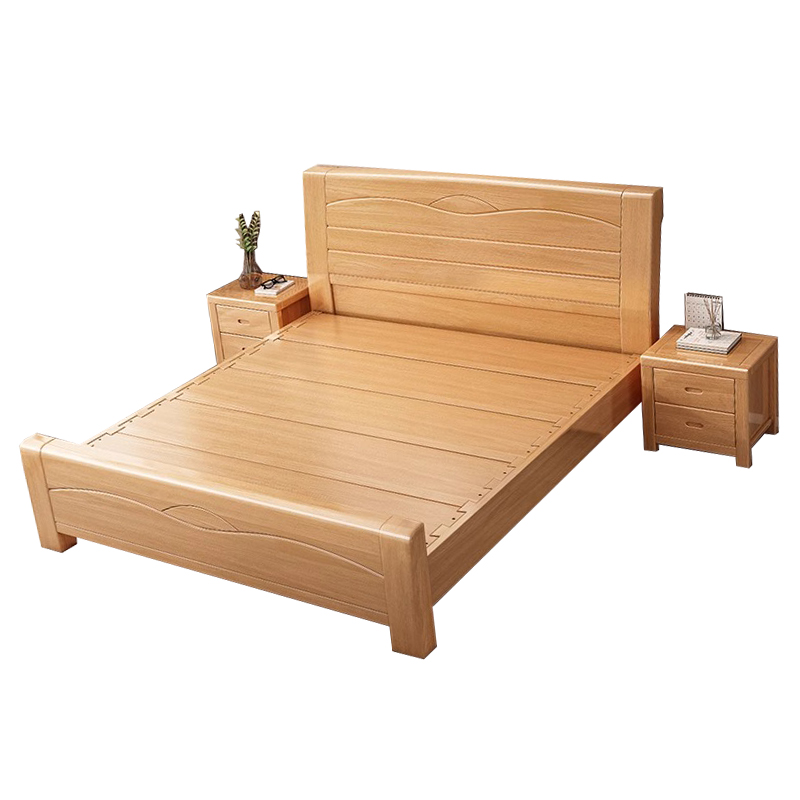 翼澜 实木床 1.8米 张高清大图