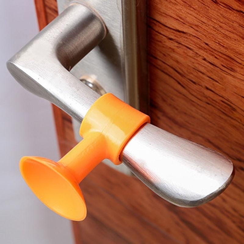 硅胶门吸免打孔门阻古达把手防撞塑料橡胶门碰卫生间门顶吸墙厕所门挡