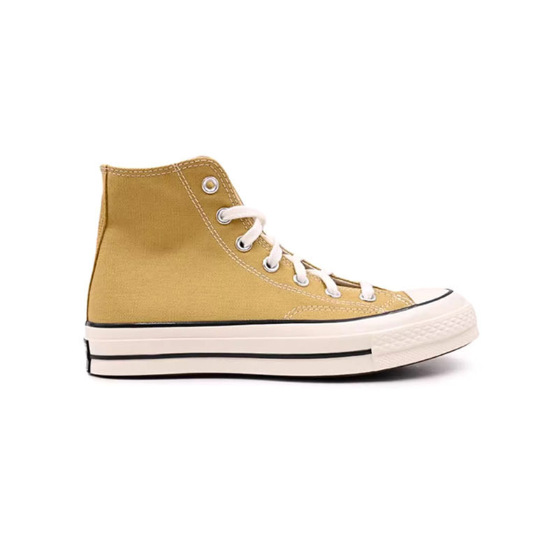 converse匡威帆布鞋男女同款1970s三星标高帮运动鞋休闲鞋姜黄csa