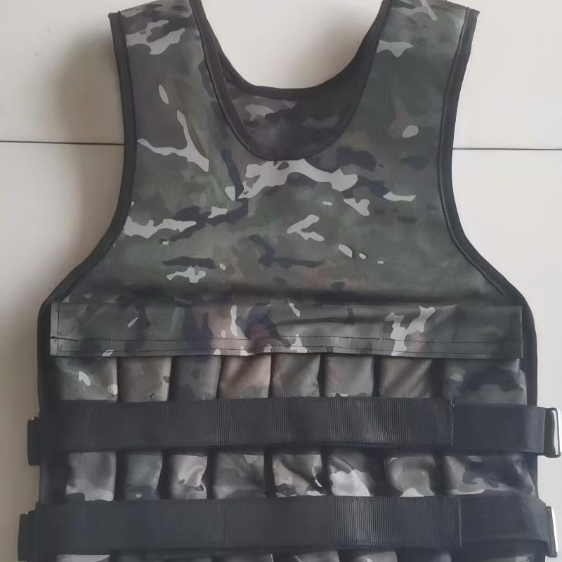 齐莛 铁砂沙衣隐形负重健身跑步马甲 可调节式负重背心高清大图