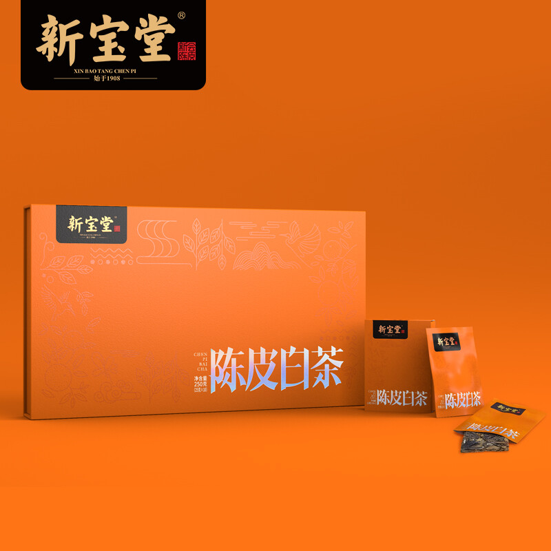 新宝堂 陈皮白茶大组合(10*25克)