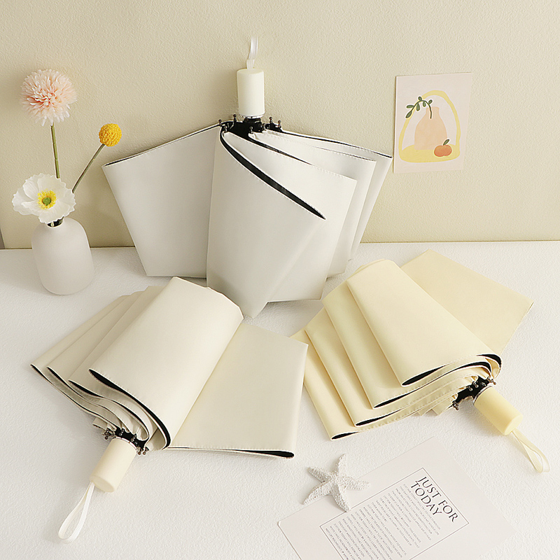 [补贴10%]晴雨伞两用自动折叠便携定制LOGO高颜值防晒紫外线遮阳太阳伞男女高清大图