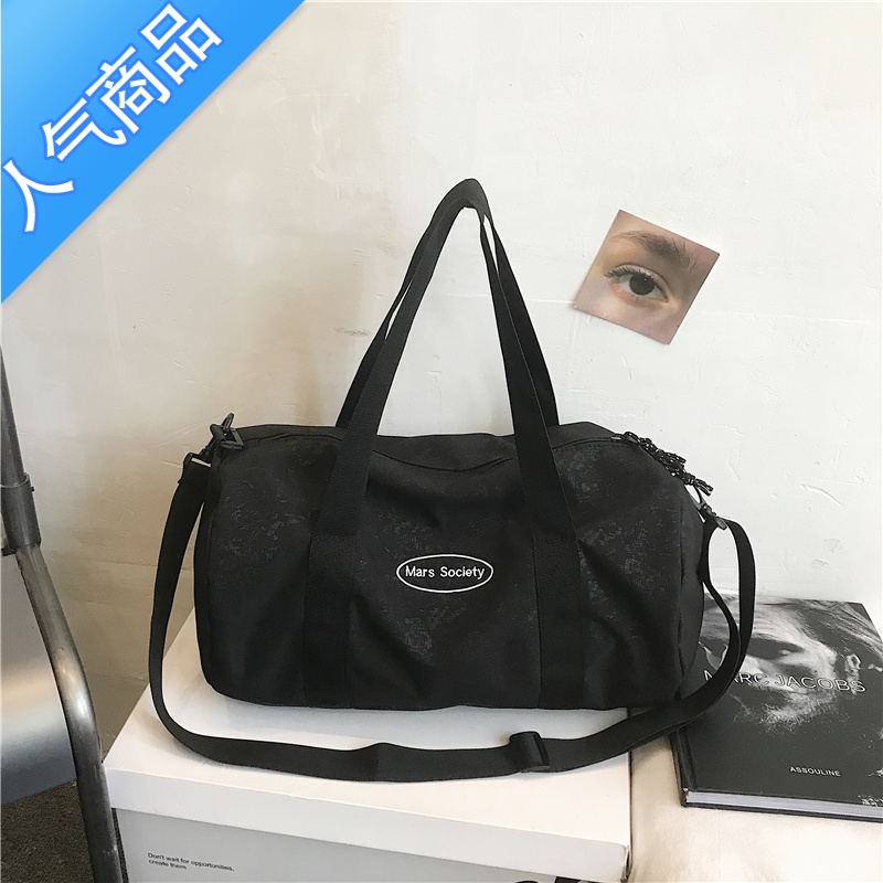 FENGHOU短途出差旅行包袋男手提行李包简约运动健身包女中小容量轻便学生旅行包男女高清大图