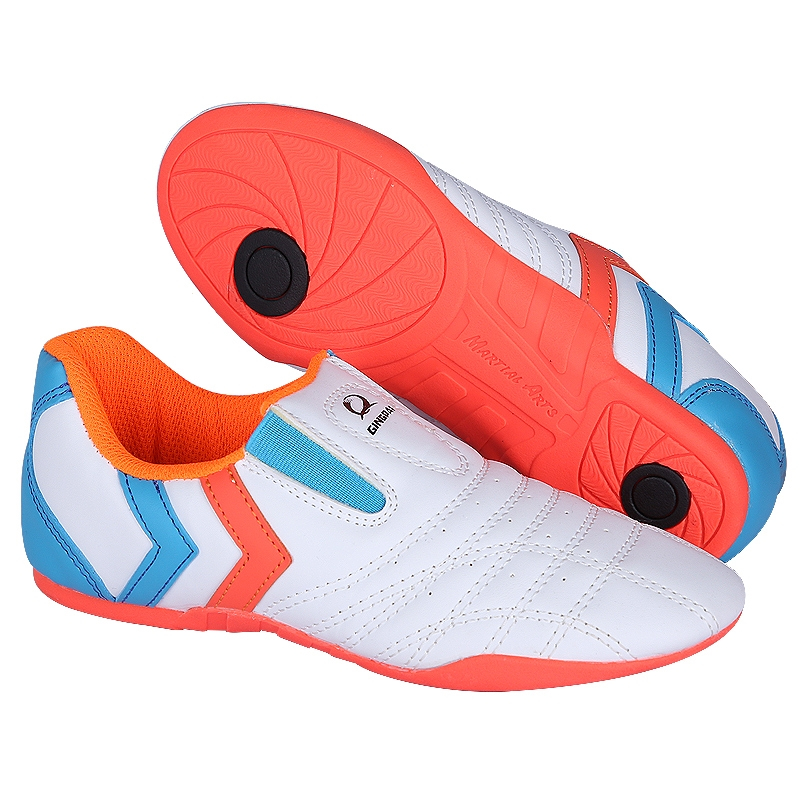 跆拳道鞋儿童训练鞋初学透气成人武术练功鞋初学男女耐磨软底鞋子