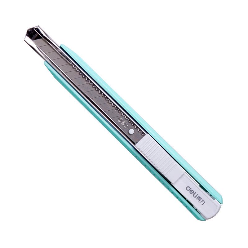 得力(deli) 2086白色 小号铝合金护套美工刀壁纸刀裁纸刀办公用品图片