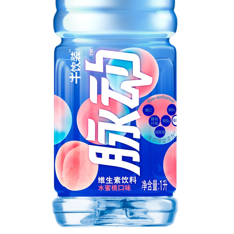 脉动水蜜桃味运动饮料1L