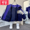 可莉允男童加绒外套2022新款潮儿童秋冬装冲锋衣服宝宝洋气风衣加厚棉服
