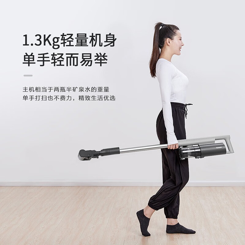 松下无线吸尘器除螨机家用小型大吸力低噪大功率强力MC-A15H