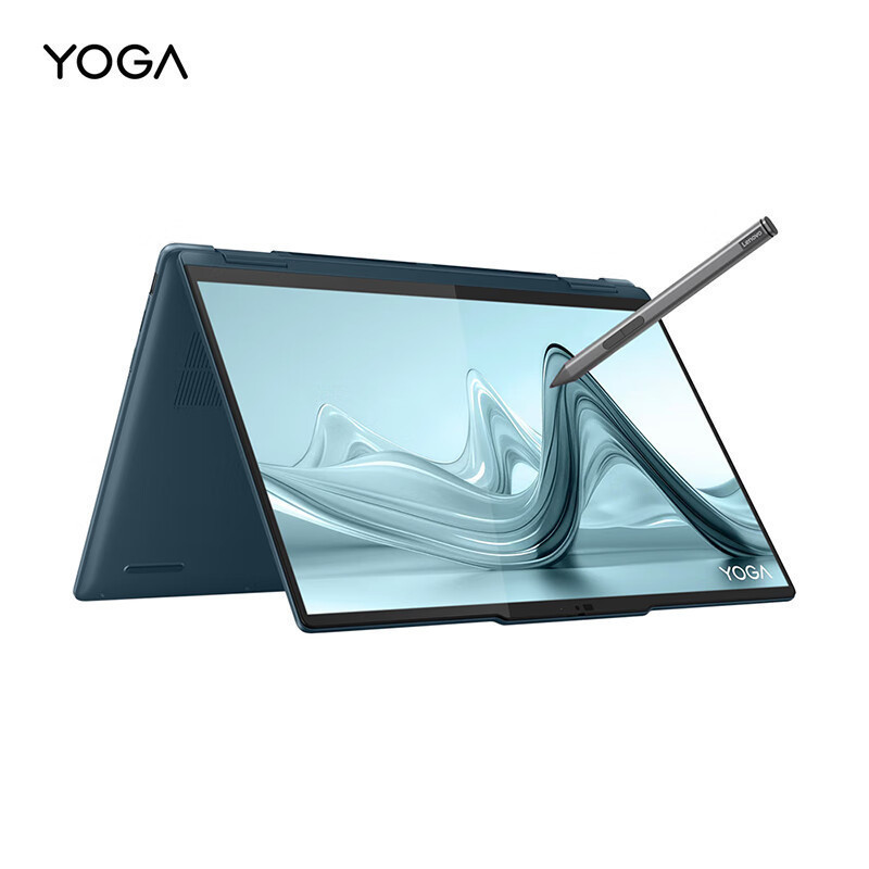[政府补贴20%]联想(Lenovo)YOGAAir14c AI元启 14英寸轻薄360°翻转触控屏笔记本Ultra7-155H 32G 1T 2.8K120Hz 含笔 雾海蓝高清大图