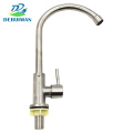 DERUIMAN冷热水龙头高颈冷热304不锈钢厨房水龙头4分
