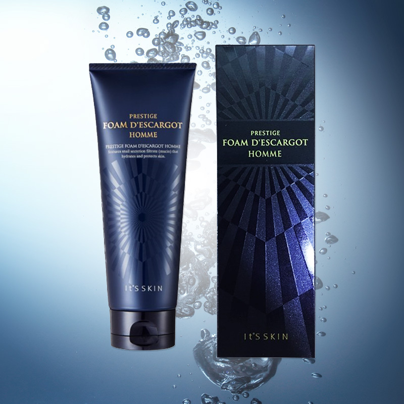 It’s skin 伊思 蜗牛 补水保湿 男士泡沫洗面奶 150ml/瓶 清洁滋润