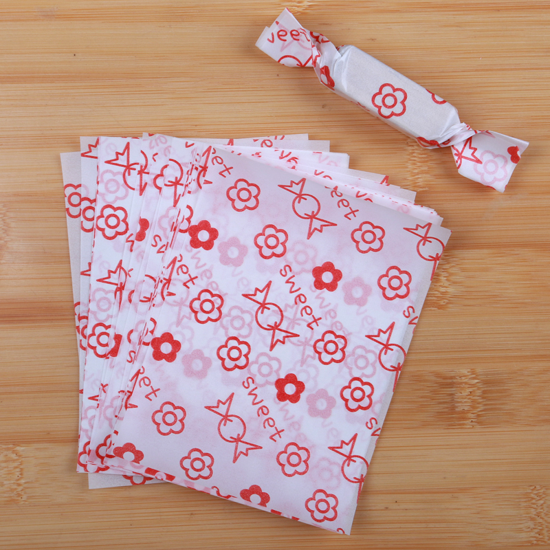 京弗一次性用品 牛轧糖包装袋 油纸糖果纸雪花酥 混搭 牛扎糖纸500枚