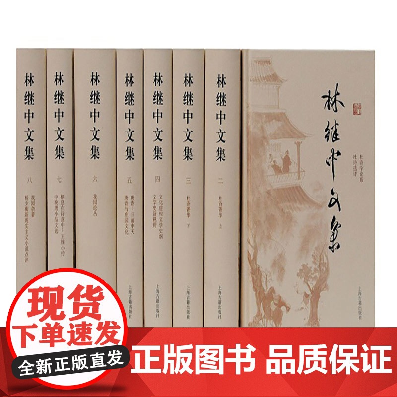 林继中文集全八册 林继中闽南师范大学中国杜甫学会福建省古代文学研究会杜诗唐诗文学史 上海古籍出版社高清大图