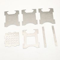 规格[展开尺寸:长10CMx宽10CMx高12.7CM 收纳尺寸:长16.5CMx宽20CM 2个装]不锈钢折叠柴火炉