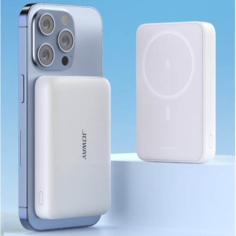 JOWAY乔威JP331[3C认证]磁吸无线充移动电源 10000mAh 白色高清大图