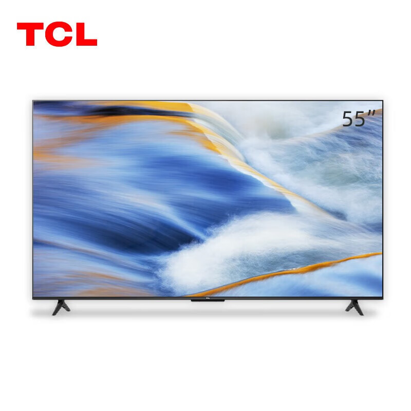 TCL 55G60E 55英寸电视 节能防蓝光 4K超高清画质板液晶电视机 黑色(TT)高清大图