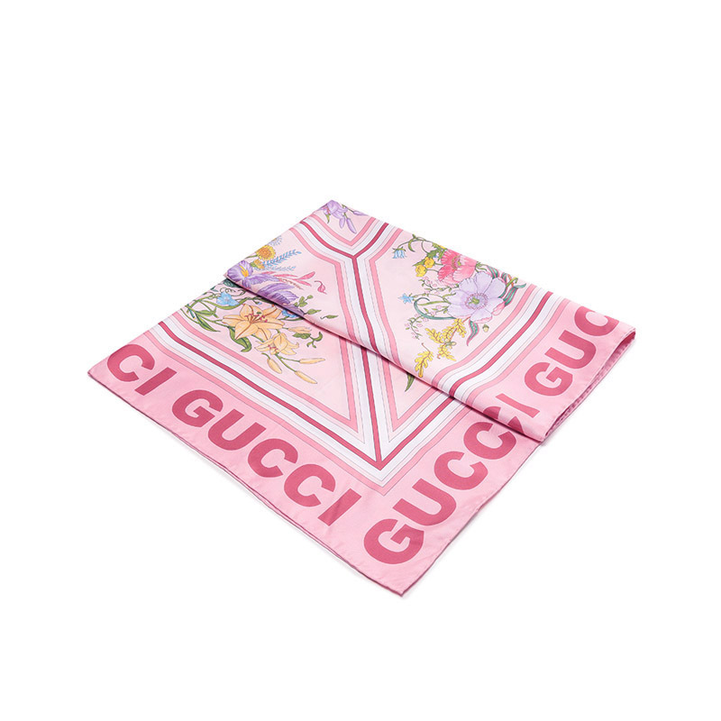 古驰gucci女士桑蚕丝方巾丝巾围巾6914553g001