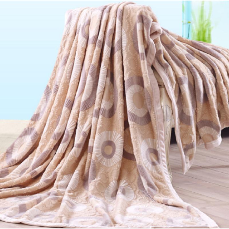 可欣家纺米兰5d艺术雕花毯长宽200230cm视频