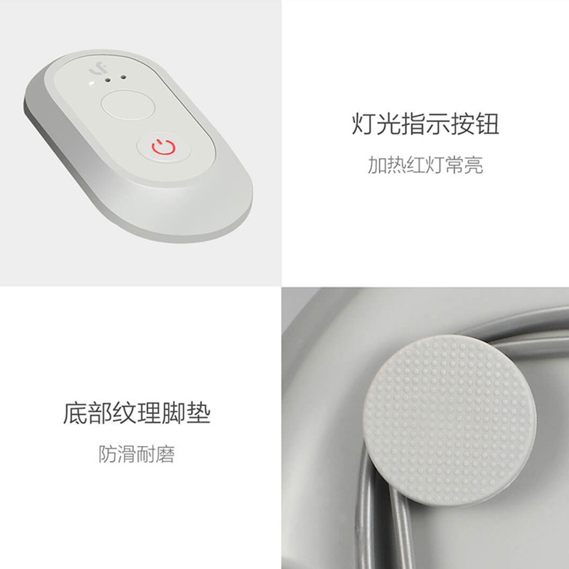 乐范(LERAVAN)足底按摩器LF-ZJ007-TGY灰色 3D凝胶按摩头呼吸式气囊亲肤高弹性