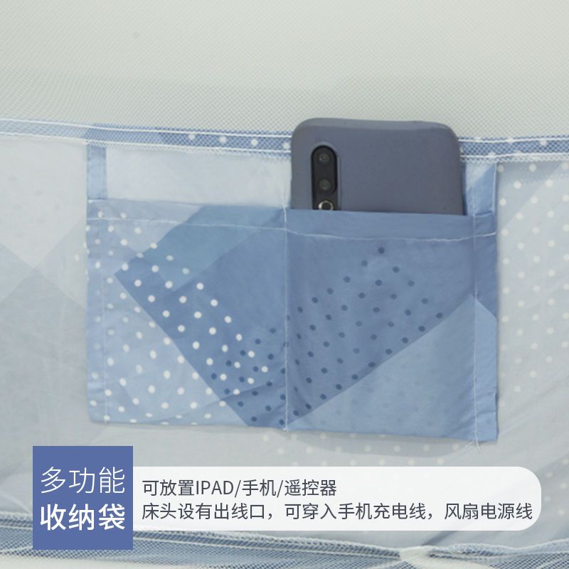 免安装蒙古包家用可折叠蚊帐1.5床上1.8m2米2020新款防摔夏季儿童