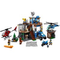 乐高(LEGO)城市系列 山地特警总部 60174 663块积木玩具塑料 6-12岁 200块以上