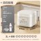 美的(Midea)电饭煲 3L家用电饭锅316L不锈钢内胆无涂层煮饭锅 1-3人多功能0涂层煲汤煮粥锅MB-RE387S