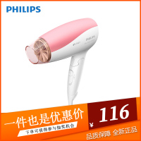 飞利浦(Philips) 电吹风机 BHC111/05 家用负离子吹风筒 大功率可折叠 恒温护发3档调节