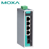 摩莎(MOXA)EDS-205A 5口非网管百兆工业以太网交换机