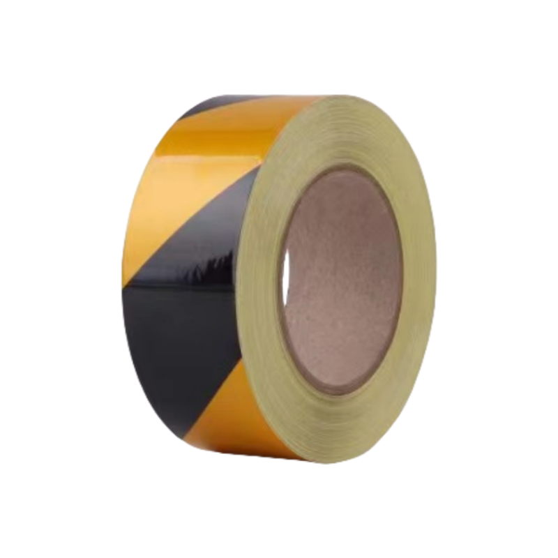 老计胶带 胶带 反光黑黄50mm*30m 卷 胶粘高清大图