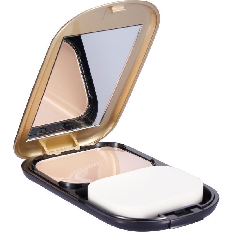 MAX FACTOR 蜜丝佛陀透滑粉饼 1#玉瓷色 10g 清透遮瑕干湿两用 美国进口