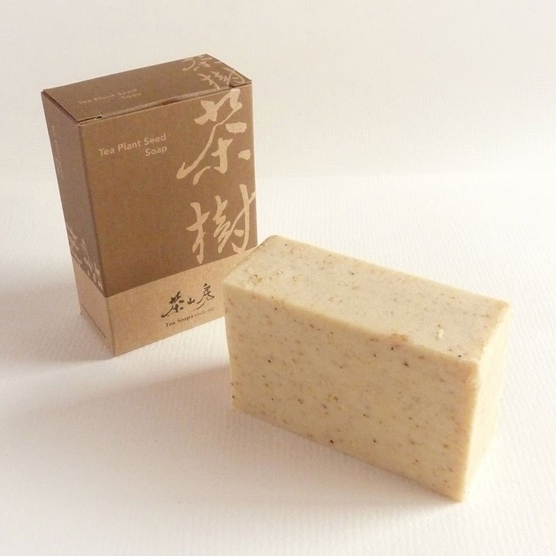 台湾茶山房 绿茶皂手工皂 洗脸皂 沐浴皂祛痘 洁面皂茶树皂50g