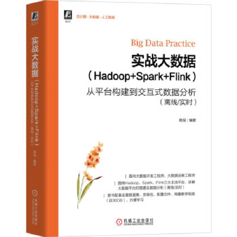 正版新书】实战大数据(Hadoop+Spark+Flink) 从平台构建到交互式