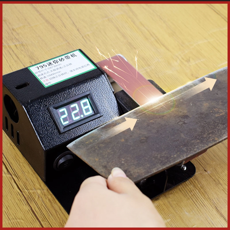 磨刀磨刀机全自动小型电动砂带机磨刀专用工具磨剪刀机多功能