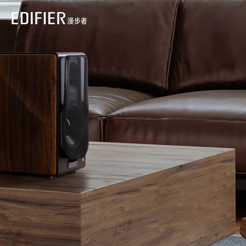 EDIFIER/漫步者S3000MKII无线HIFI有源电视电脑客厅书架K歌蓝牙多媒体2.0音箱家用 深棕色高清大图