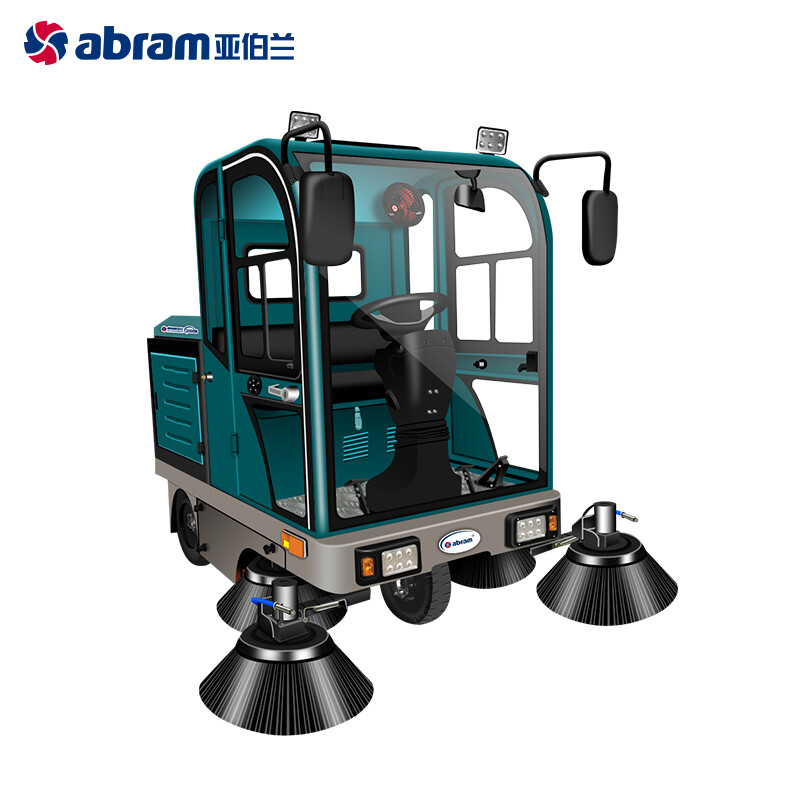 亚伯兰(abram)YBL-2000B ( 48V120A)全封闭驾驶式电动扫地车 工商业物业保洁清扫车室外道路厂区高清大图