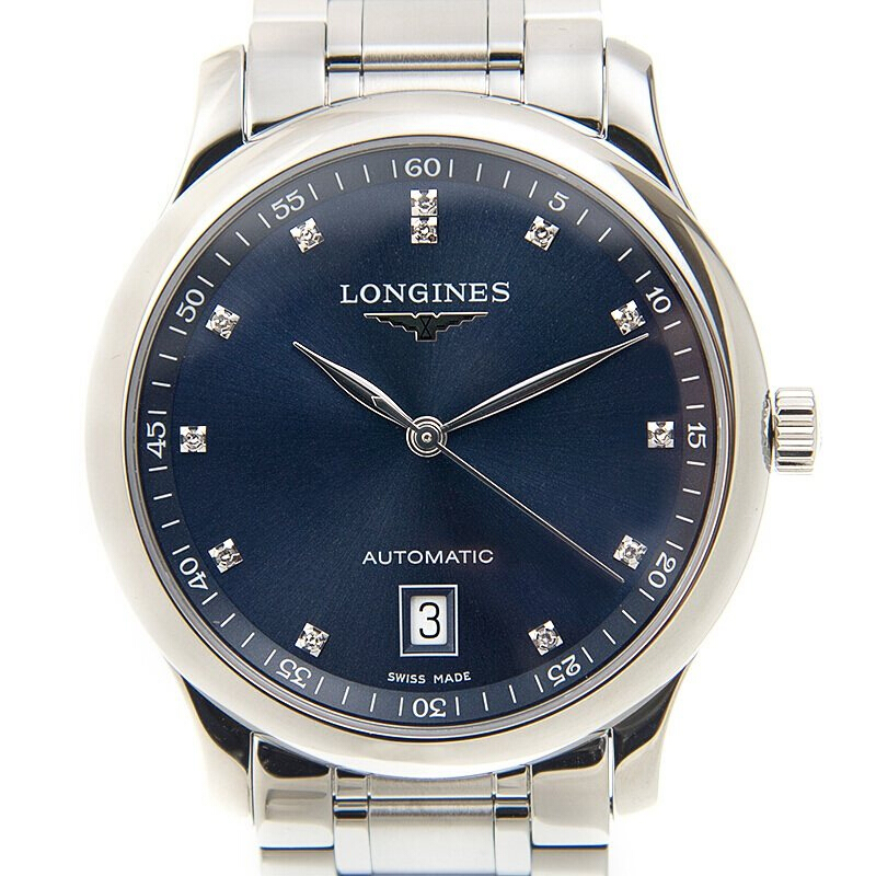 浪琴longines名匠系列蓝色表盘自动机械男士手表l2.628.4.97.