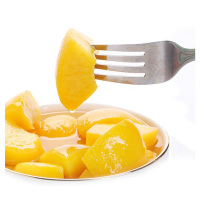 多儿比dolbee 黄桃水果罐头425g*6罐礼盒装 休闲零食品 过节送礼佳品 年货