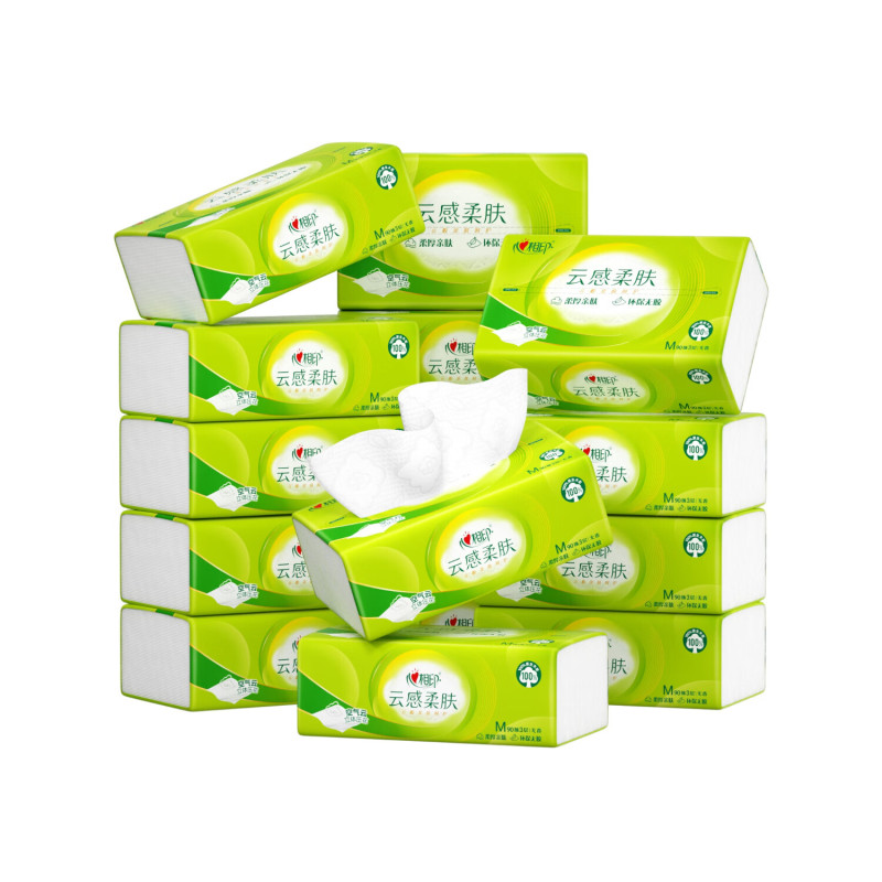 心相印 DT9090(电商箱装) 茶语精选90抽20包三层塑装面巾纸(M码)