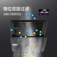 新飞 抽油烟机燃气灶套装 油烟分离 顶侧双吸 国宏3号+RJ06套装家用的抽烟机烟灶套装天然气 上门安装