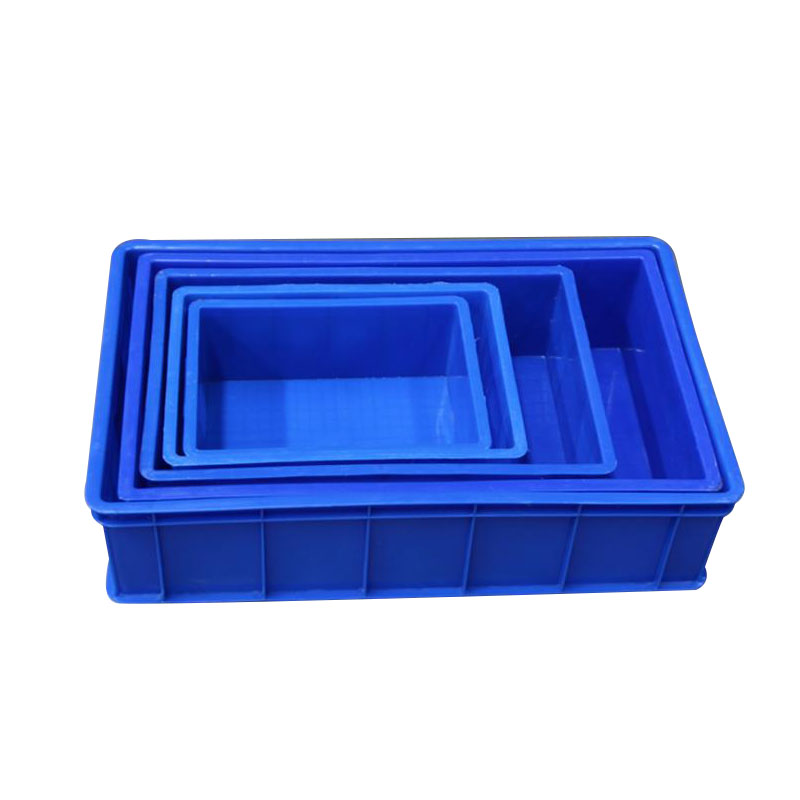 塑料零件盒螺丝工具盒货架物料收纳盒塑料箱周转盒 2号白色 650*410*155mm高清大图