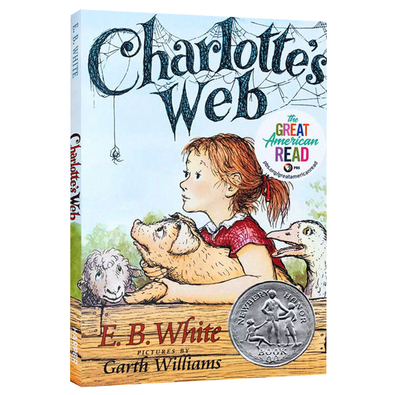 [正版]进口书 夏洛特的网 英文原版 Charlotte’s Web EB White 怀特 外国儿童文学英语书 纽高清大图