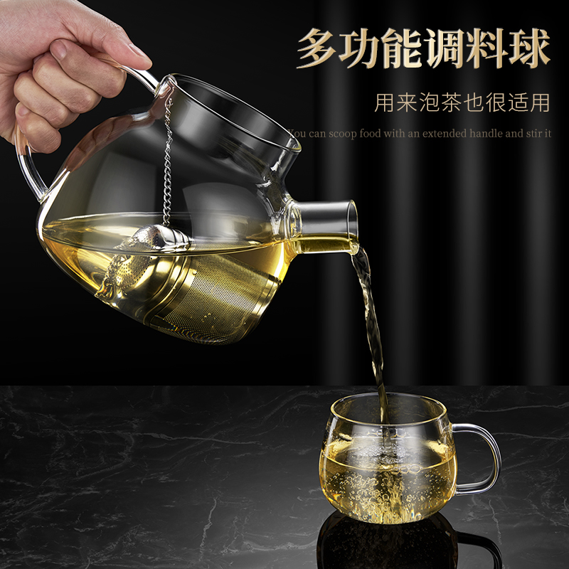 莱柏顿316不锈钢调料球包家用过滤网大料香卤料笼煲汤炖肉佐料盒调味罐高清大图