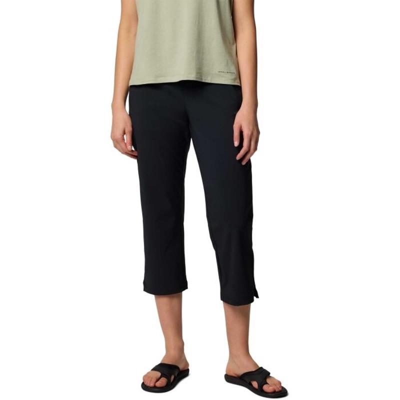 哥伦比亚(Columbia)女士运动长裤舒适透气高腰弹力防泼水户外休闲高清大图