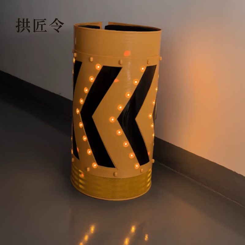 拱匠令 GJL883 太阳能警示标志灯 6V 0.8W IP66 75次/分钟 LED(计价单位:盏) 黄色高清大图