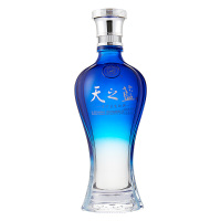 洋河(YangHe)蓝色经典 天之蓝 40.8度 480ml 单瓶装白酒 口感绵柔浓香型