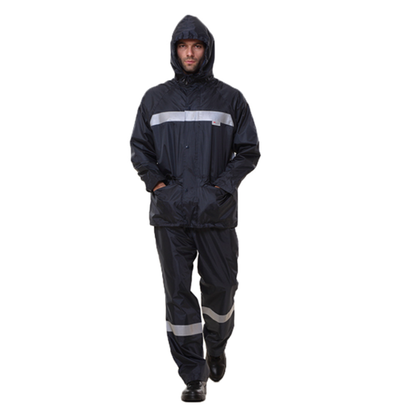 安大叔 D766/C893防雨反光警示服 深蓝 L 10套起订