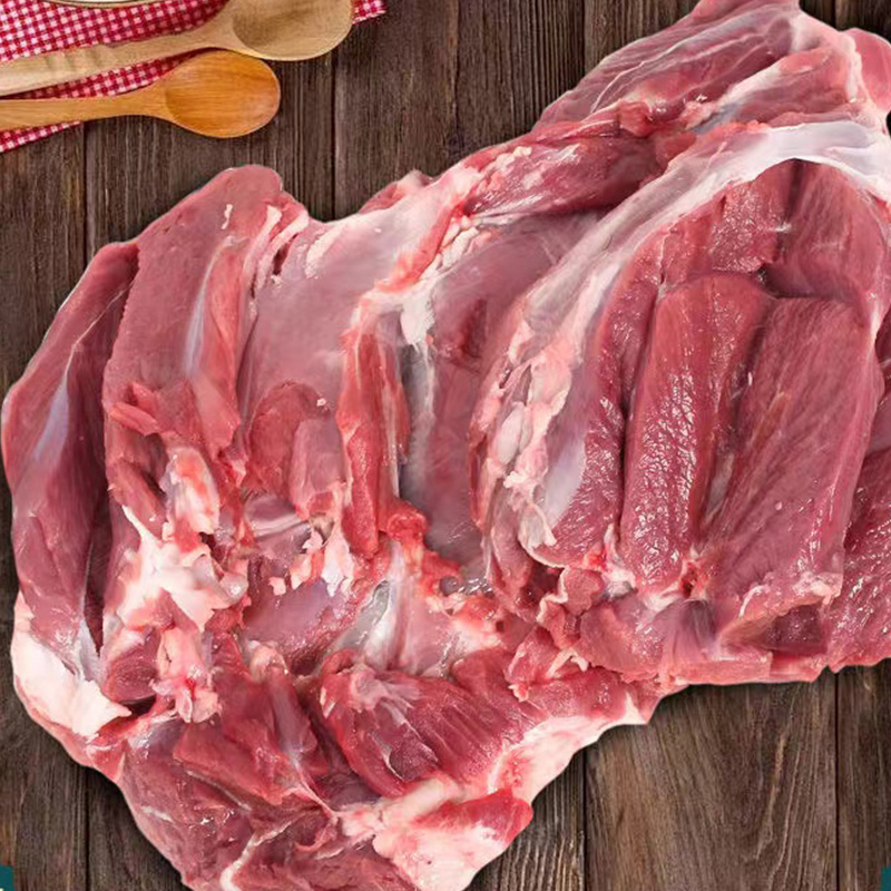 货出六盘 宁夏散养滩羊生鲜羊肉 剔骨羊后腿肉4斤高清大图